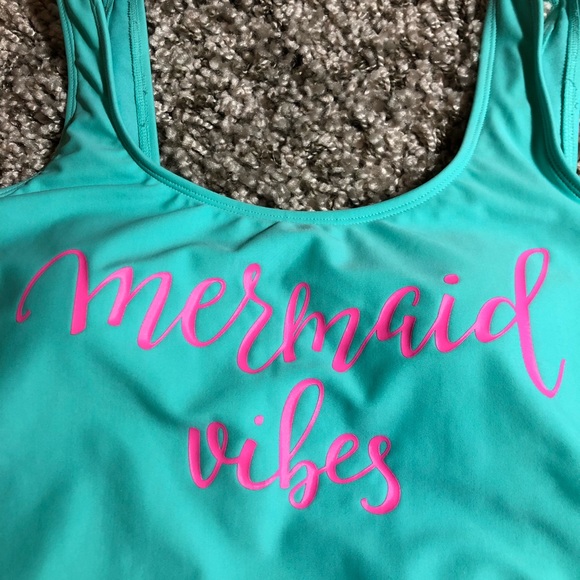 NWT L & XL MERMAID VIBES 1 PIECE - Picture 6 of 11